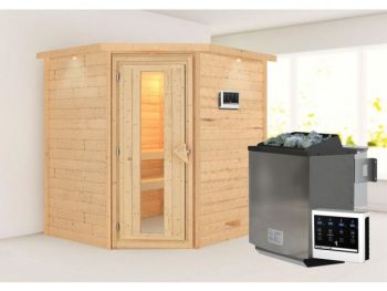 FINSKA SAVNA MIA+9KW GRELEC BIO KOTNI VHOD+STREŠ.VENEC