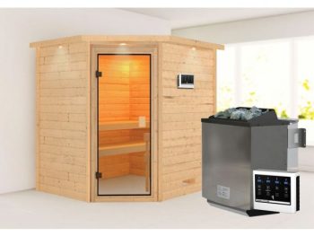 FINSKA SAVNA MIA+9KW GRELEC BIO KOTNI VHOD+STREŠ.VENEC