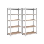 REGAL SONGMICS 180X90X40 CM 5P/175KG GLR040E02 BEŽ-SREBRN