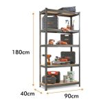 REGAL VONHAUS 5 POLIČNI MDF 1.8M – predstavitvena slika