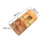 ZUNANJA SAVNA KARIBU FASSSAUNA 3+9KW GRELEC ZR – predstavitvena slika