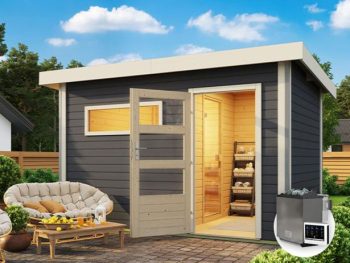 FINSKA SAVNA SKROLLAN 2+9KW GRELEC ZR ZEMELJSKA SIVA