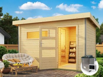 FINSKA SAVNA PELLE+9KW GRELEC BIO ZEMELJSKA SIVA