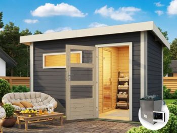 FINSKA SAVNA SKROLLAN 3+9KW GRELEC BIO+PREDPROSTOR ZEM. SIVA