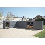 LETNA KUHINJA ELEMENT Z PREDALI ANTRACIT 636 X 634 X 920 MM – predstavitvena slika