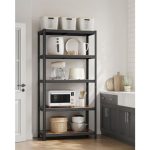 REGAL SONGMICS 200X100X50 CM 5P/120KG GLR050B11 NARAVNO-ČRN – predstavitvena slika