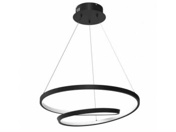 VISEČA SVETILKA MILAGRO LUCERO ČRNA 48W LED ML7948