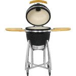 ŽAR NA OGLJE BIVA KERAMIČNI ŽAR 45 CM ČRN – predstavitvena slika