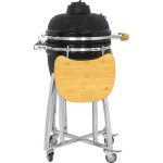 ŽAR NA OGLJE BIVA KERAMIČNI ŽAR 45 CM ČRN – predstavitvena slika