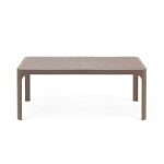 Vrtna klubska mizica NET tortora. Vrtna klubska miza NET 100 v tortora barvi. Elegantna, kvalitetna in trpežna miza italijanskega proizvajalca vrtnega