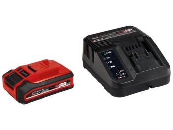 BATERIJA, POLNILNIK AKU. EINHELL 18V 4AH PLUS PXC STARTER KIT