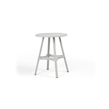 Vrtna miza COMBO 70cm. Miza COMBO 70 je na voljo v štirih barvah in je zunanja miza iz reciklirane plastike. Ima okroglo ploščo premera 70 cm, in je