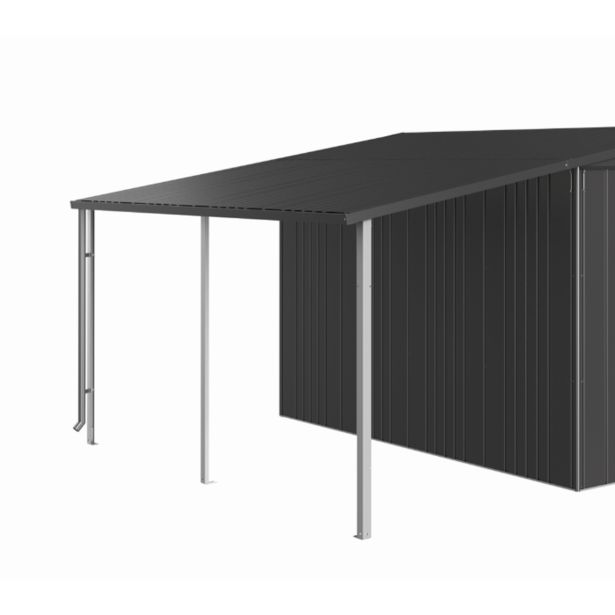 DODATKI ZA KOVINSKE HIŠKE BIOHORT STRANSKI NADSTREŠEK 150X300 CM EUROPA DODATKI ZA KOVINSKE HIŠKE BIOHORT STRANSKI NADSTREŠEK 150X300 CM EUROPA