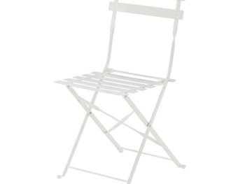 FLORA ORIGAMI STOL FULL STEEL KREM