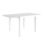 JEDILNA MIZA LYRA II UP&DOWN ALU STEKLO 90/160X90 BELA – predstavitvena slika