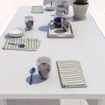 JEDILNA MIZA LYRA II UP&DOWN ALU STEKLO 90/160X90 BELA – predstavitvena slika
