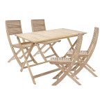 JEDILNA MIZA SOLIS ORIGAMI 114X70 AKACIJA – predstavitvena slika