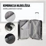 KOVČEK SCANDINAVIA CARBON SERIES 90L ČRN – predstavitvena slika