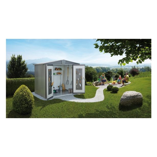 KOVINSKA VRTNA HIŠKA BIOHORT 244X156 CM EVROPA 3 KOVINSKA VRTNA HIŠKA BIOHORT 244X156 CM EVROPA 3