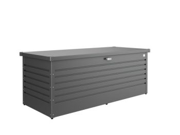 KOVINSKI ZABOJ BIOHORT 181X79 CM V180 ZA PROSTI ČAS METALIK TEMNO SIVA