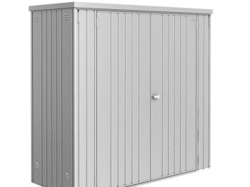 KOVINSKI ZABOJ BIOHORT 191X83X182.5 OMARA ZA ORODJE KOVINSKO SREBRNA