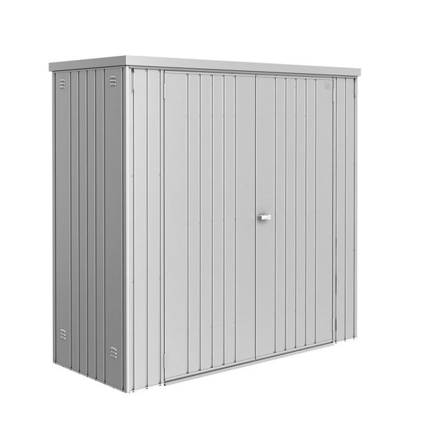 KOVINSKI ZABOJ BIOHORT 191X83X182.5 OMARA ZA ORODJE KOVINSKO SREBRNA