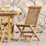 LESENI STOL NATERIAL SET 2 KOS, ANTEA 61X48X88 TIKOV LES – predstavitvena slika