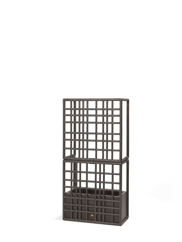 Pregradna modularna stena Sipario. Poljubno samostoječa modularna zunanja predelna stena SIPARIO 2, priznanega italijanske proizvajalca vrtnega pohištva