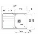 NERJAVNO POMIVALNO KORITO FRANKE SKX 611-79 – predstavitvena slika