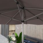SENČNIK NATERIAL SRED.AURA II 290X290 RJAV ALU, 250G – predstavitvena slika