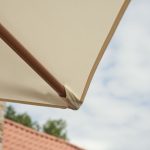 SENČNIK NATERIAL STRAN. AGORA 290X290 BEL ALU, JEKLO 250G – predstavitvena slika