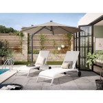 SENČNIK NATERIAL STRAN. AVEA LED D290 RJAV ALU, JEKLO 200G 8 KOTNI – predstavitvena slika