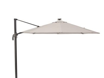SENČNIK NATERIAL STRAN. AVEA LED D290 RJAV ALU, JEKLO 200G 8 KOTNI