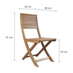 SET 2 JEDILNIH STOLOV SOLARIS II ORIGAMI FSC AC HONEY WOOD – predstavitvena slika