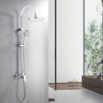 TUŠ SISTEM INTER CERAMIC ALISADO SILIKON/ MEDENINA KROM/BELA – predstavitvena slika