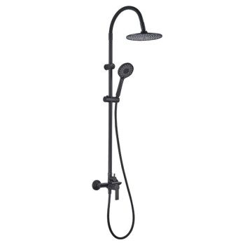 TUŠ SISTEM INTER CERAMIC ALISADO SILIKON/MEDENINA MAT ČRNA