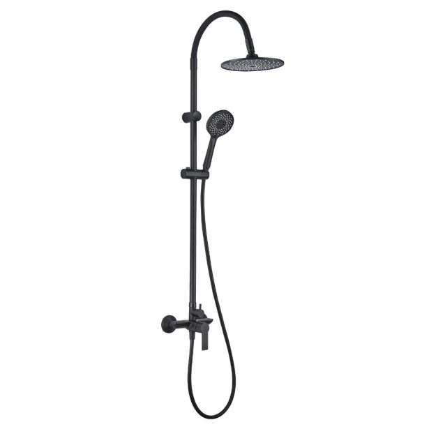 TUŠ SISTEM INTER CERAMIC ALISADO SILIKON/MEDENINA MAT ČRNA