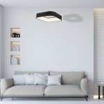 VISEČA SVETILKA MILAGRO ASTRO ČRNA 24W LED ML570 – predstavitvena slika