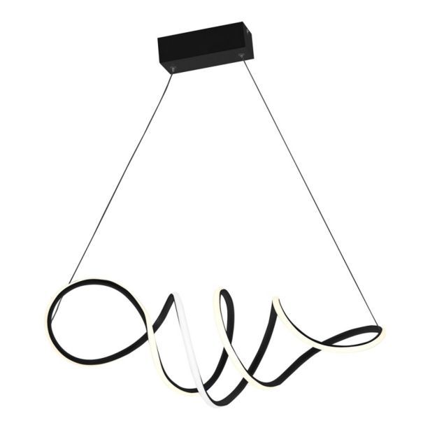 VISEČA SVETILKA MILAGRO LOCA ČRNA 56W LED ML5756