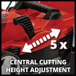 EINHELL AKUMULATORSKA KOSILNICA V SETU GE-CM 18/33 LI (1X4,0AH) – predstavitvena slika