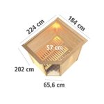 FINSKA SAVNA MIA+9KW GRELEC NR KOTNI VHOD+STREŠ.VENEC+PROZ.VR. – predstavitvena slika