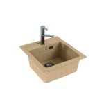 GRANITAL POMIVALNO KORITO ALVEUS ATROX 20, BEIGE G55 470X500 MM – predstavitvena slika
