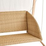 GUGALNIK 3P MEDENA JEKLO Z UČINKOM LESA PLETENO SPUNPOLY – predstavitvena slika