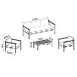 KAVČNA GARNITURA ORIS II ALU/EUC KAVČ3P+2AC+MIZA D.GR/D.SIVA BLAZINA – predstavitvena slika