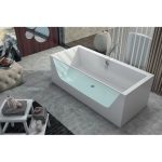 KOPALNA KAD SAMOSTOJEČA KOLPA SAN COPELIA LIGHT-FS 180X80 WHITE KERROCK – predstavitvena slika