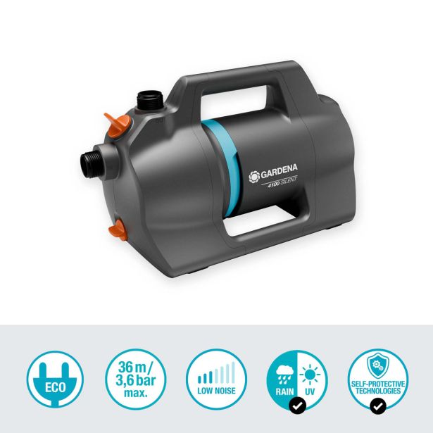 PRETOČNA ČRPALKA GARDENA CLASSIC 4100 S CEVMI 550W 4100 L/H