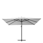 SENČNIK NATERIAL STRANSKI AURA 290X290 BEL ALU, JEKLO, 250G – predstavitvena slika