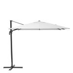 SENČNIK NATERIAL STRANSKI AURA 290X290 BEL ALU, JEKLO, 250G