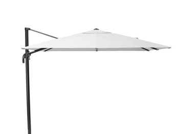 SENČNIK NATERIAL STRANSKI AURA 290X290 BEL ALU, JEKLO, 250G