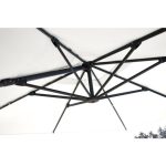 SENČNIK NATERIAL STRANSKI AURA 290X290 BEL ALU, JEKLO, 250G – predstavitvena slika
